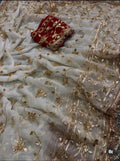 Gotta patti work saree