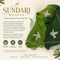 Green Dove Embroidered Saree”