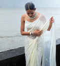 Buti work saree