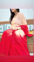 Light weighted shades chiffon saree
