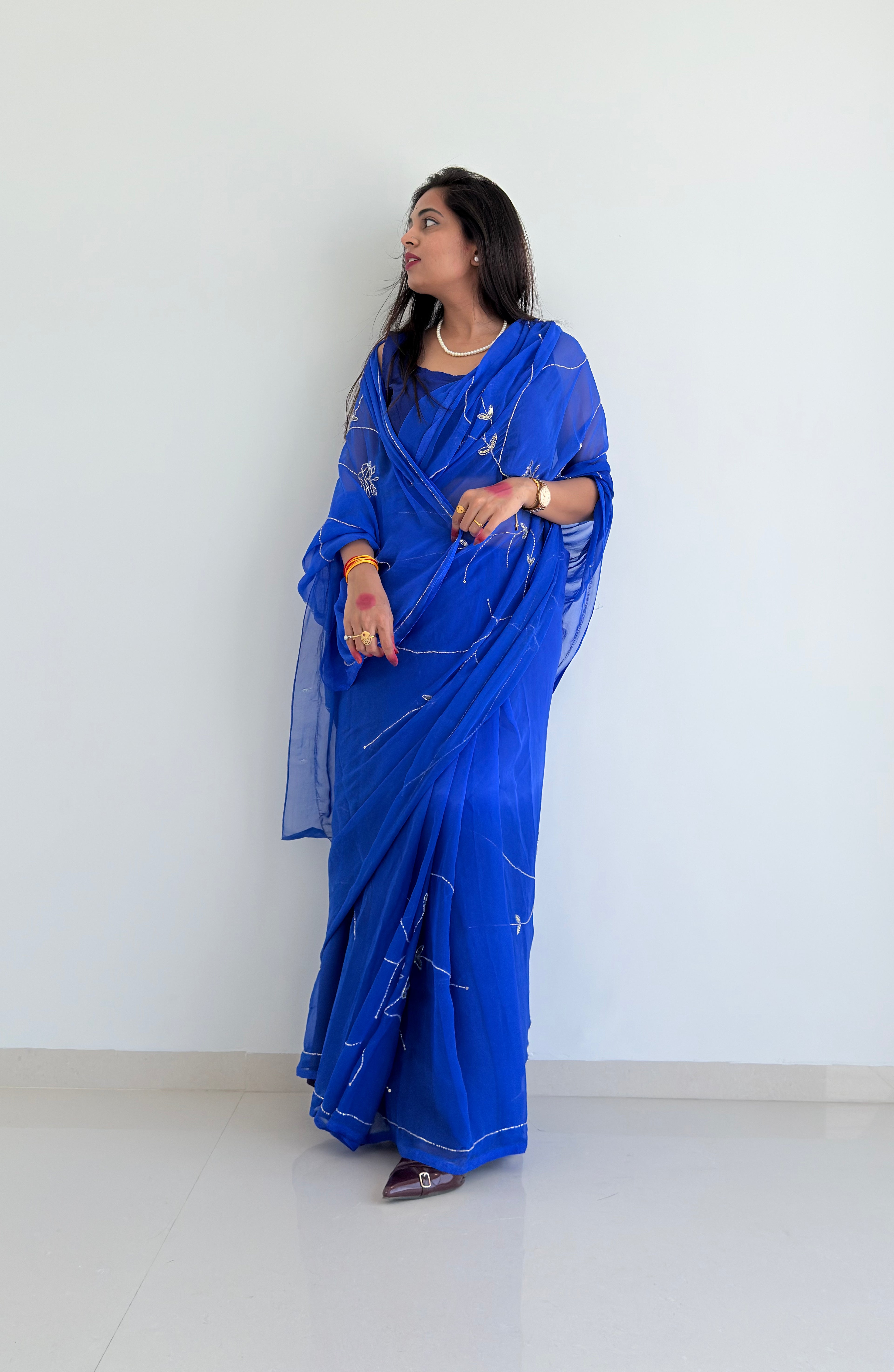 “Royal purple Pattern Saree”