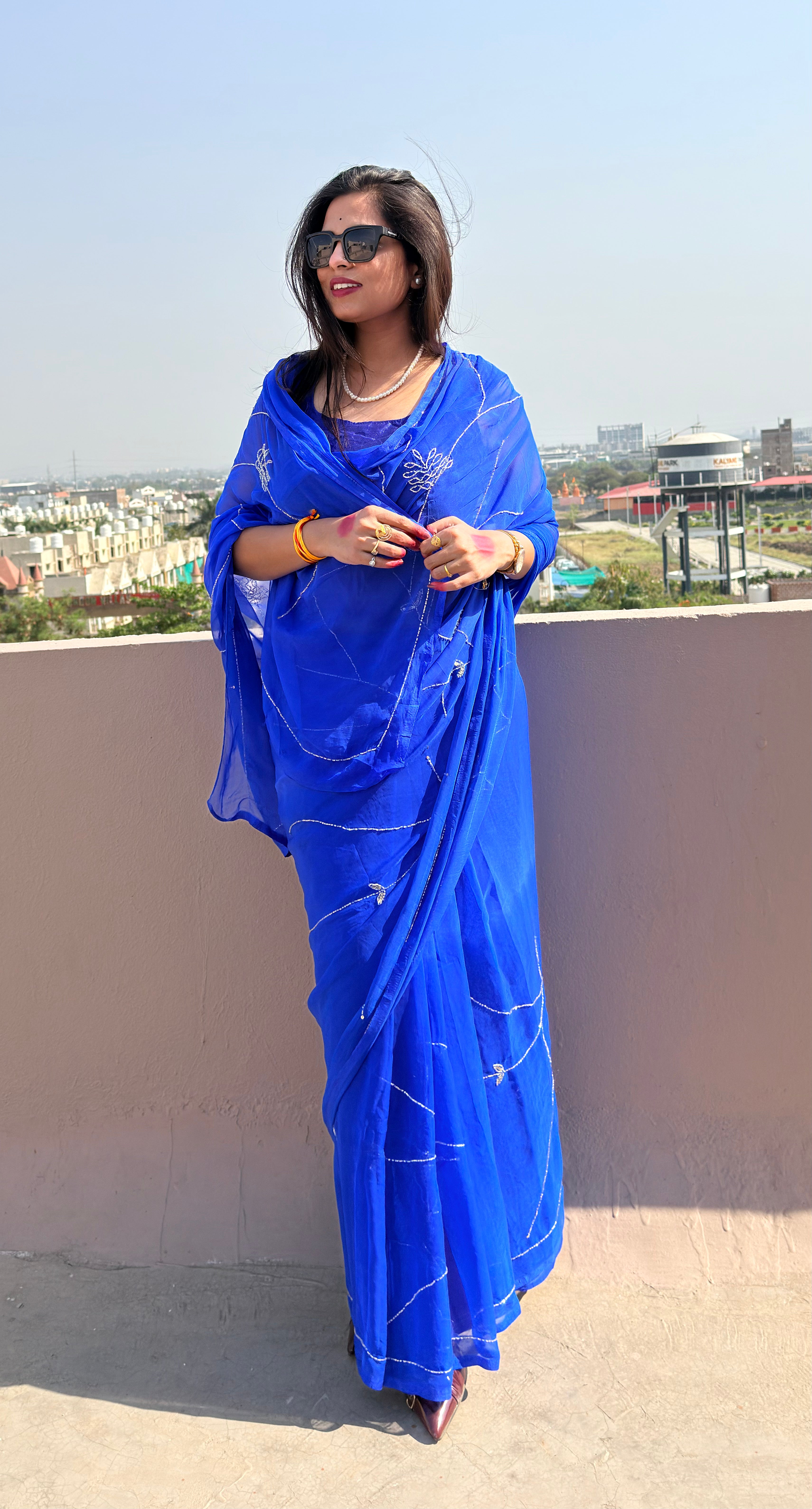 “Royal purple Pattern Saree”