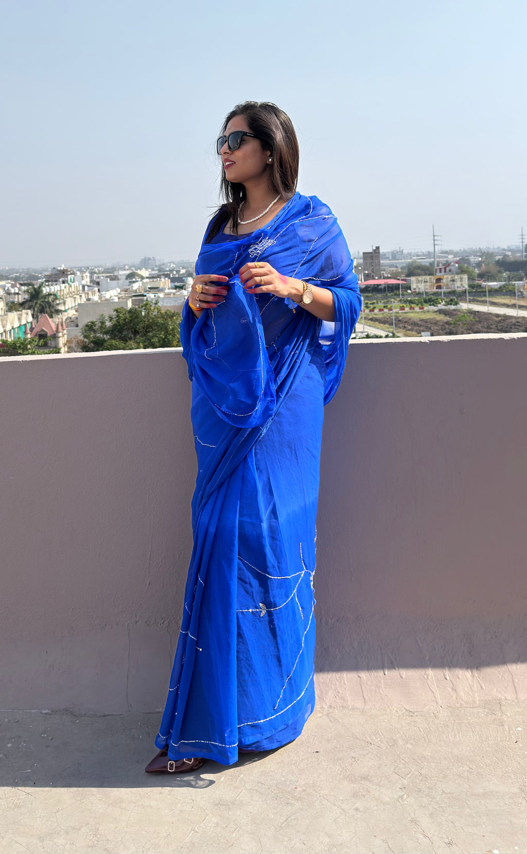 “Royal purple Pattern Saree”