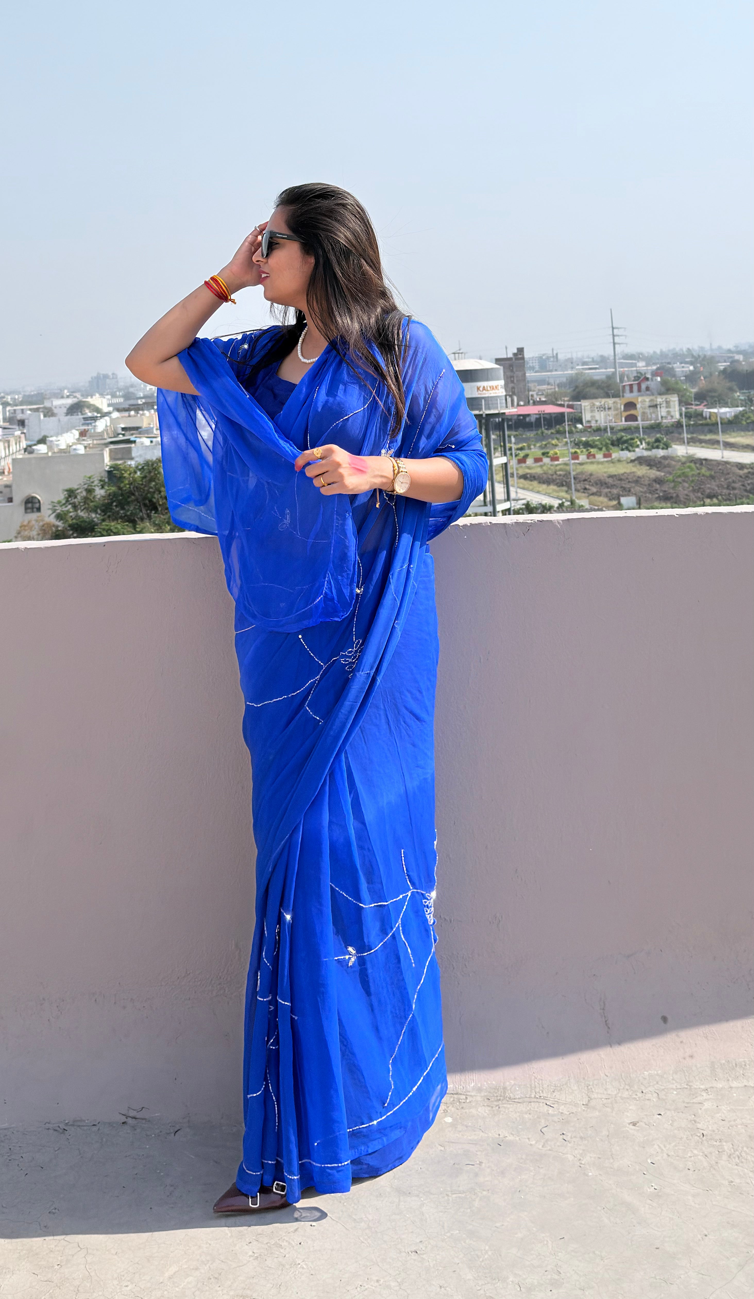 “Royal purple Pattern Saree”