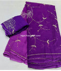 “Royal purple Pattern Saree”